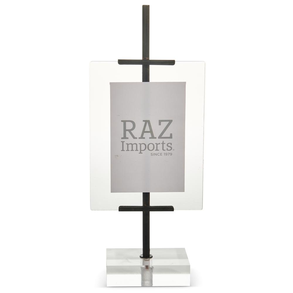 RAZ Imports 15" Black Mini Picture Easel