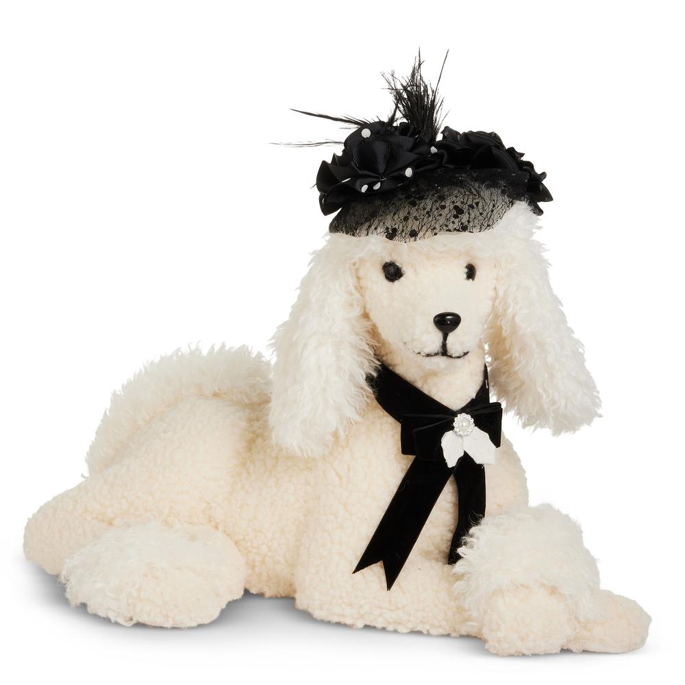 RAZ Imports 15" Cream Poodle