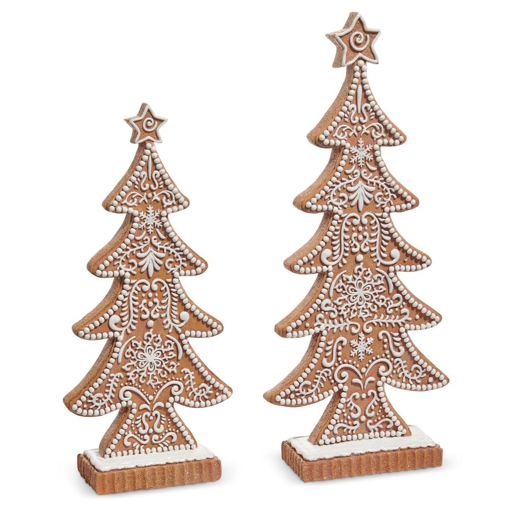 RAZ Imports 15" Gingerbread Trees