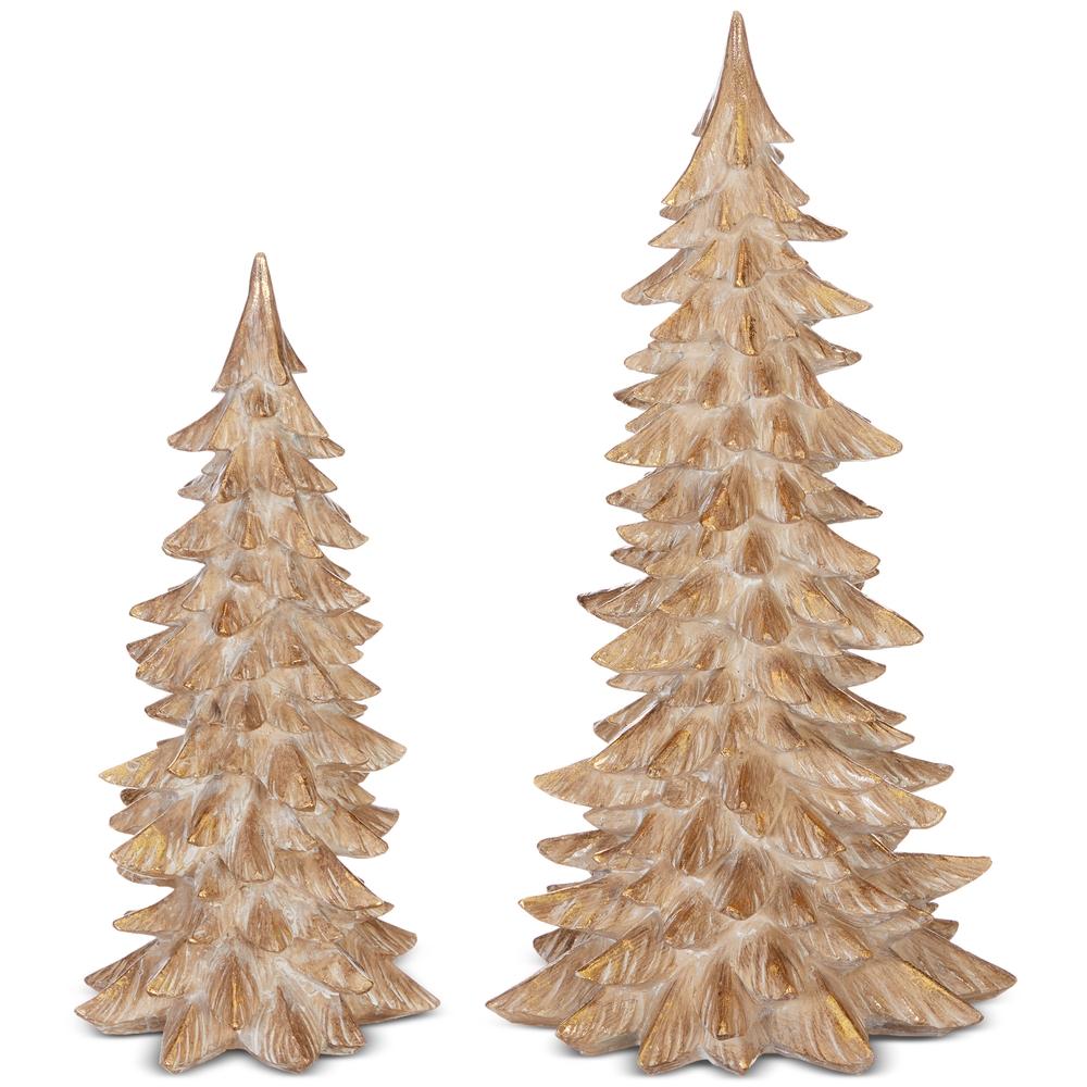RAZ Imports 15" Gold Leaf Trees