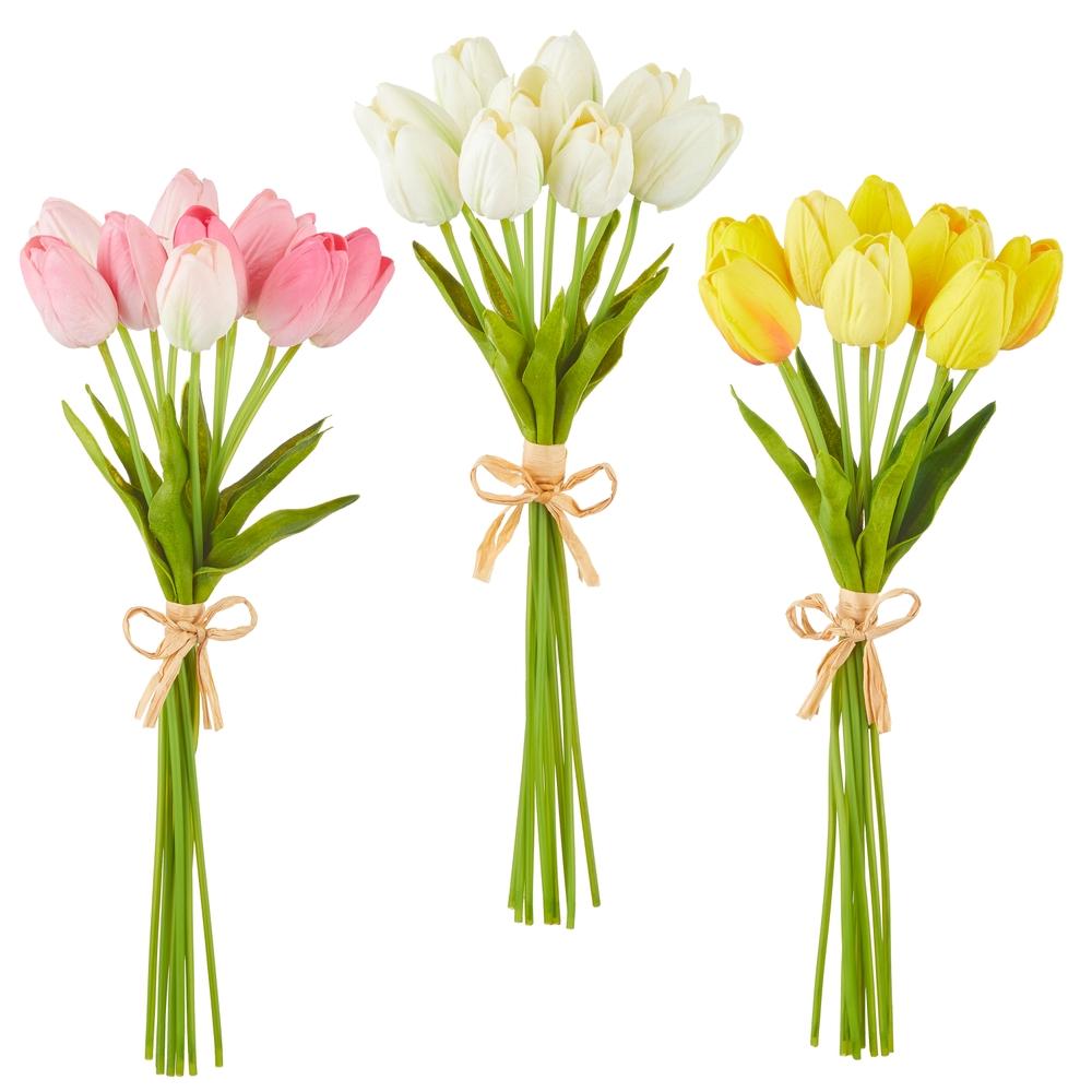 RAZ Imports 15" Real Touch Tulip Bundle