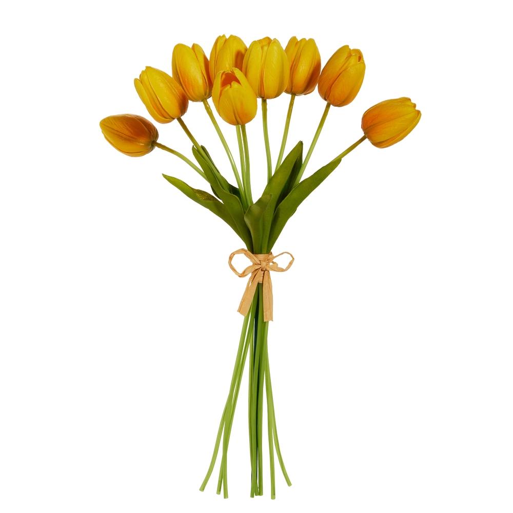 RAZ Imports 15" Real Touch Yellow Tulip Bundle