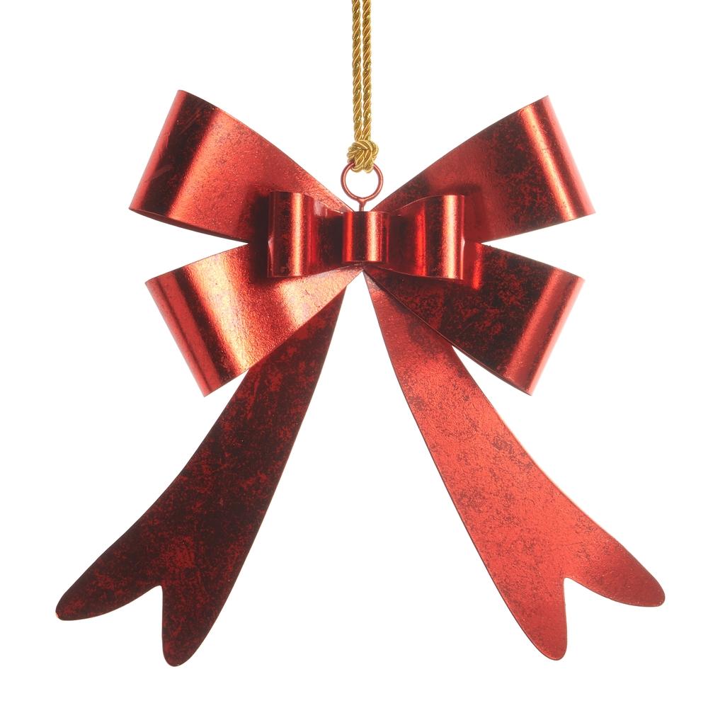 RAZ Imports 15" Red Bow Ornament