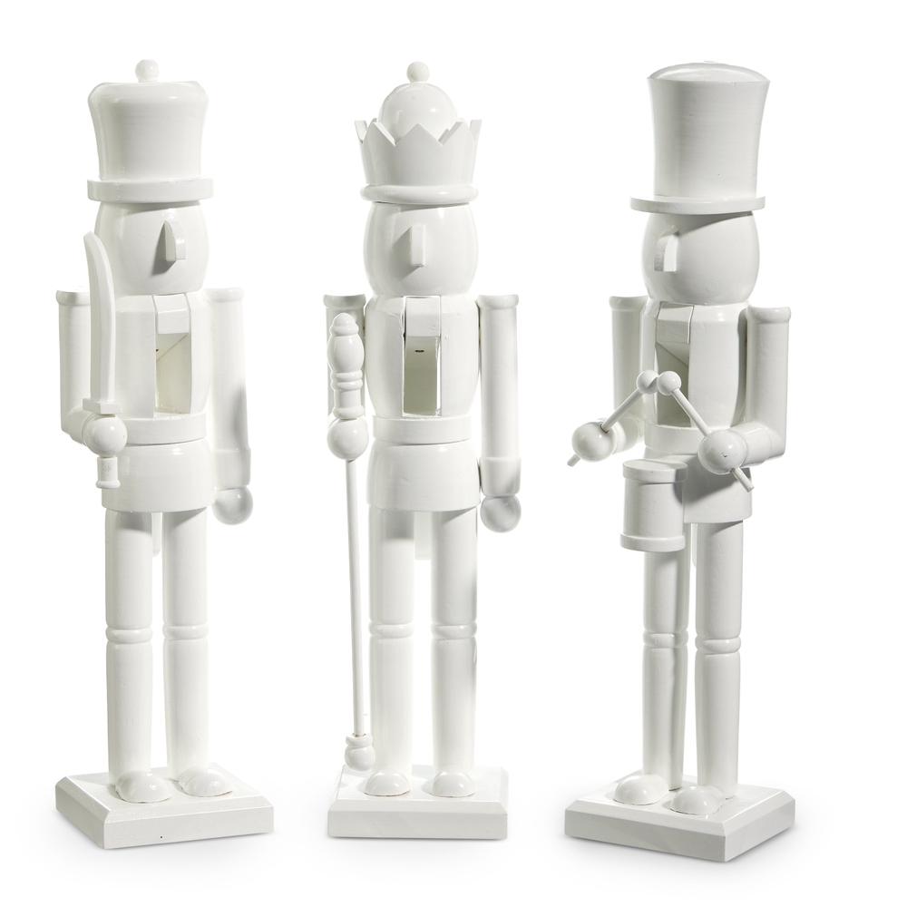RAZ Imports 15" White Nutcracker