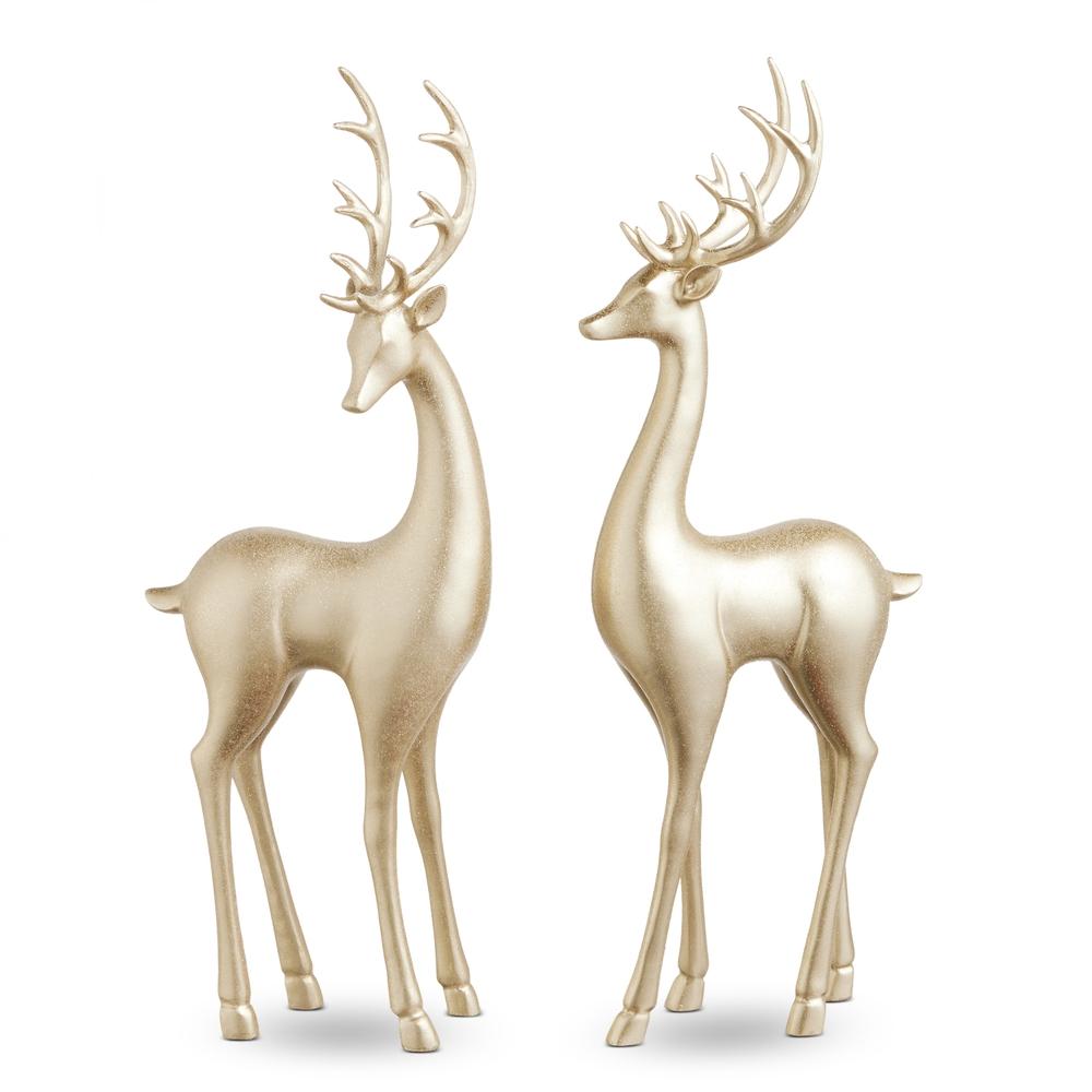 RAZ Imports 16.25" Platinum Deer