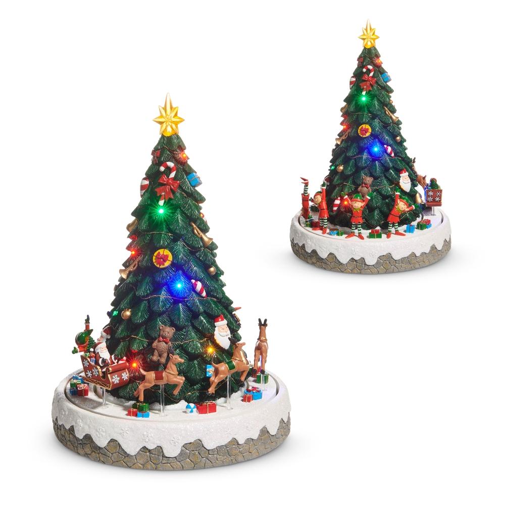 RAZ Imports 16.5" Animated and Musical Tree