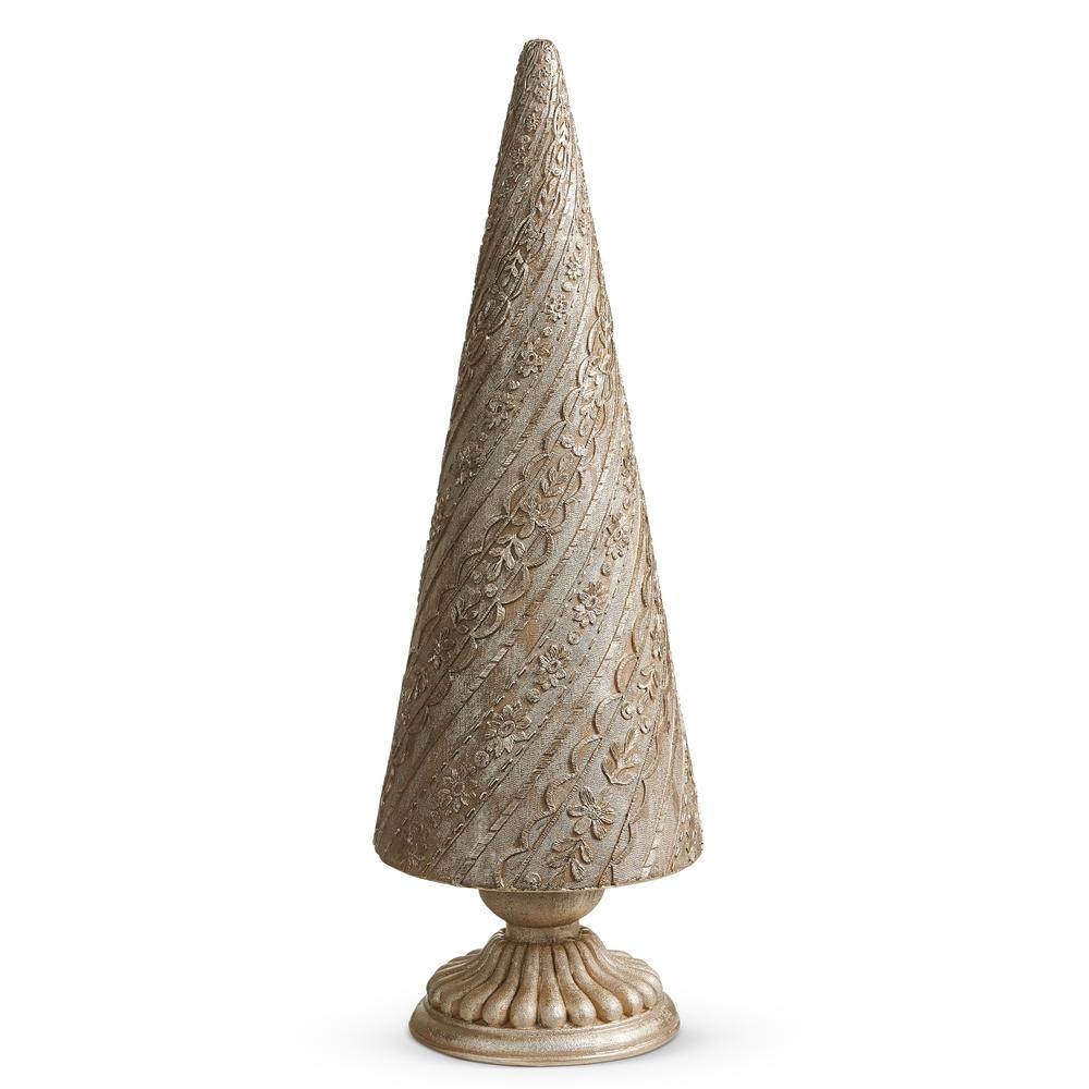 RAZ Imports 16.5" Embroidery Cone Tree on Base