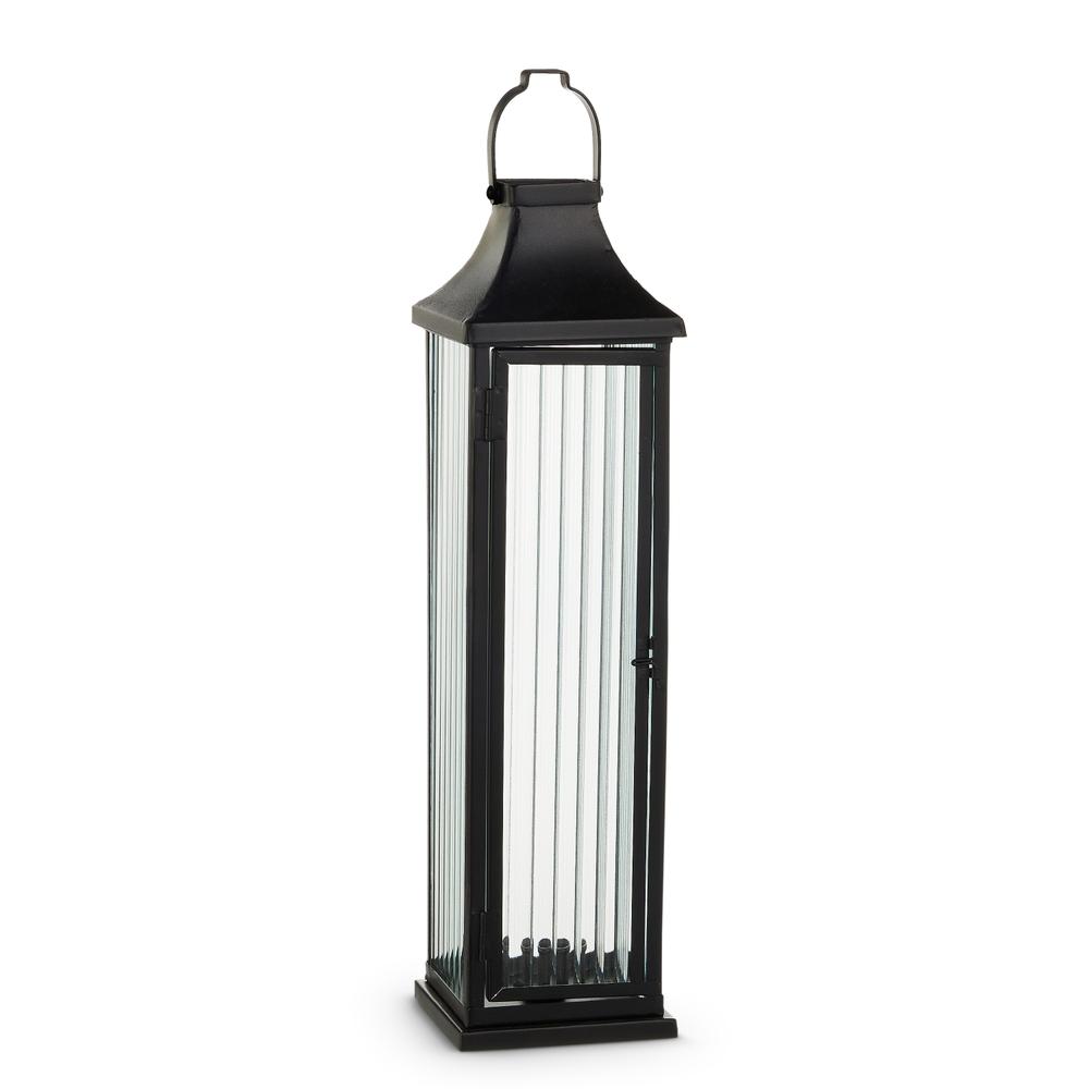 RAZ Imports 16.75" Black Hanging Lantern