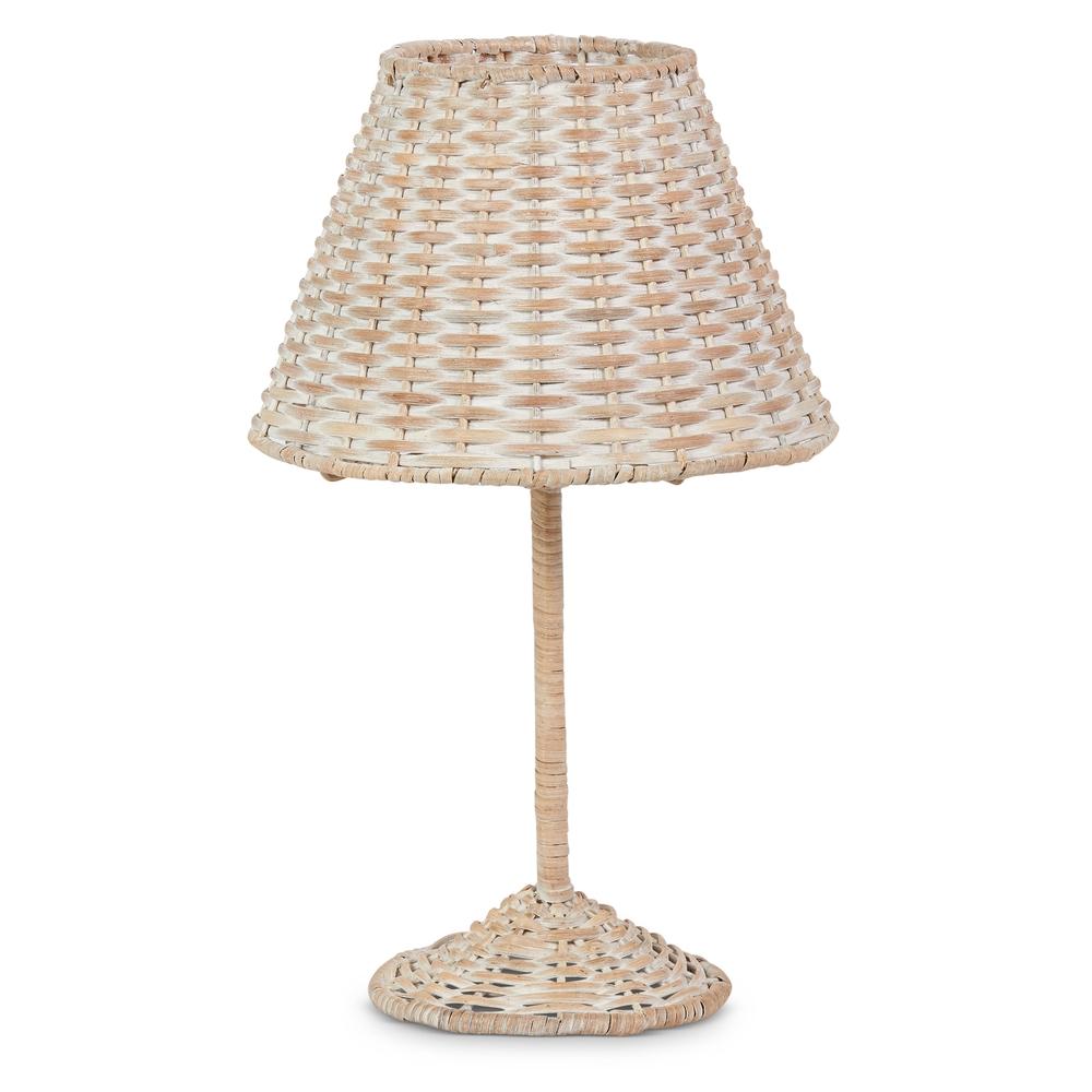 RAZ Imports 16.75" Woven Candle Holder with Shade
