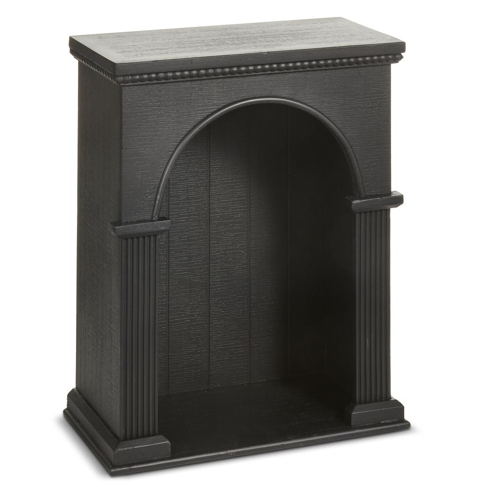 RAZ Imports 16" Black Curio Cabinet