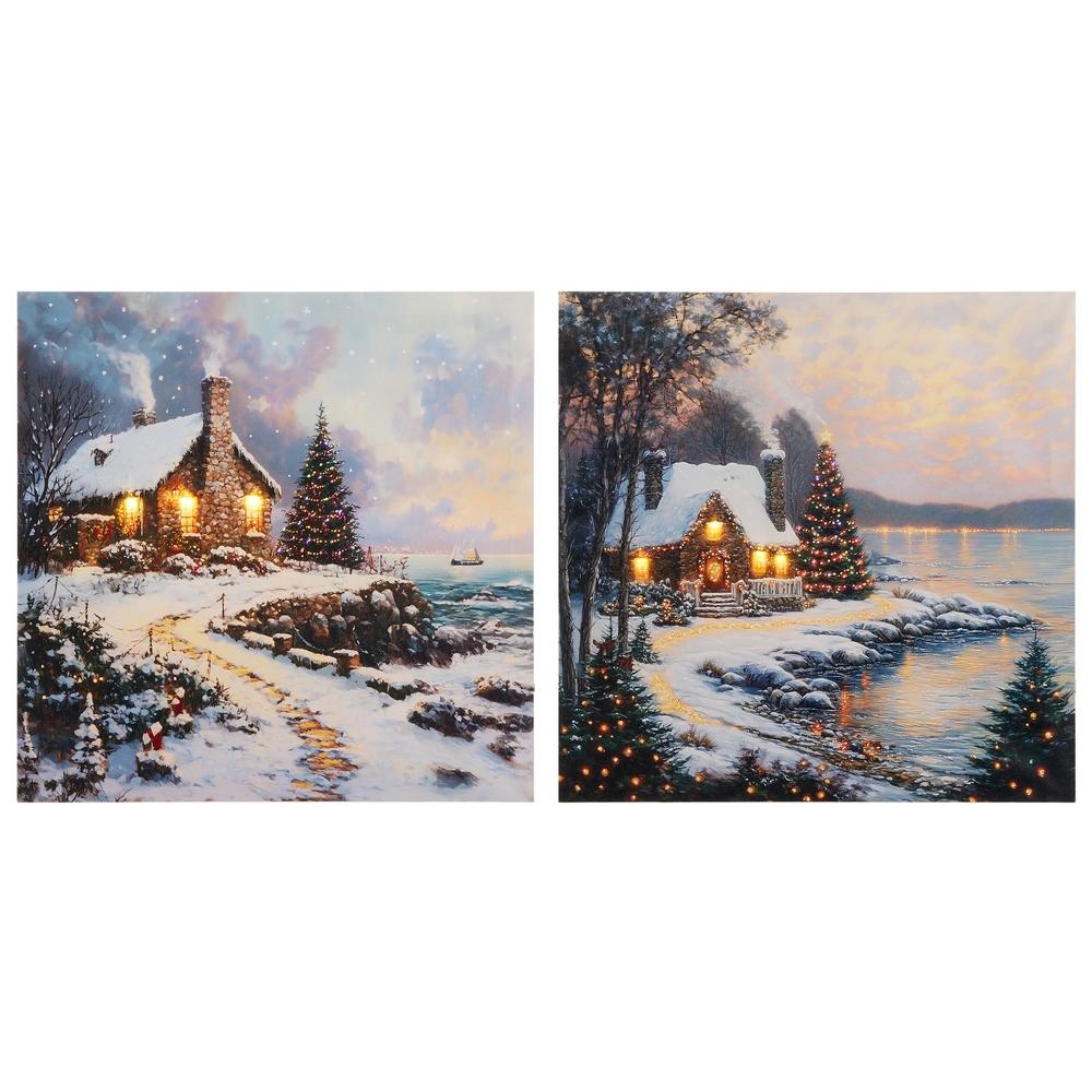 RAZ Imports 16" Hearth and Harbor Lit Print
