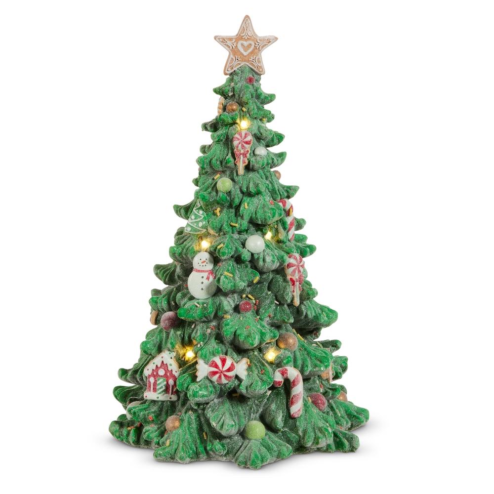 RAZ Imports 16" Lighted Gingerbread Cookie Tree