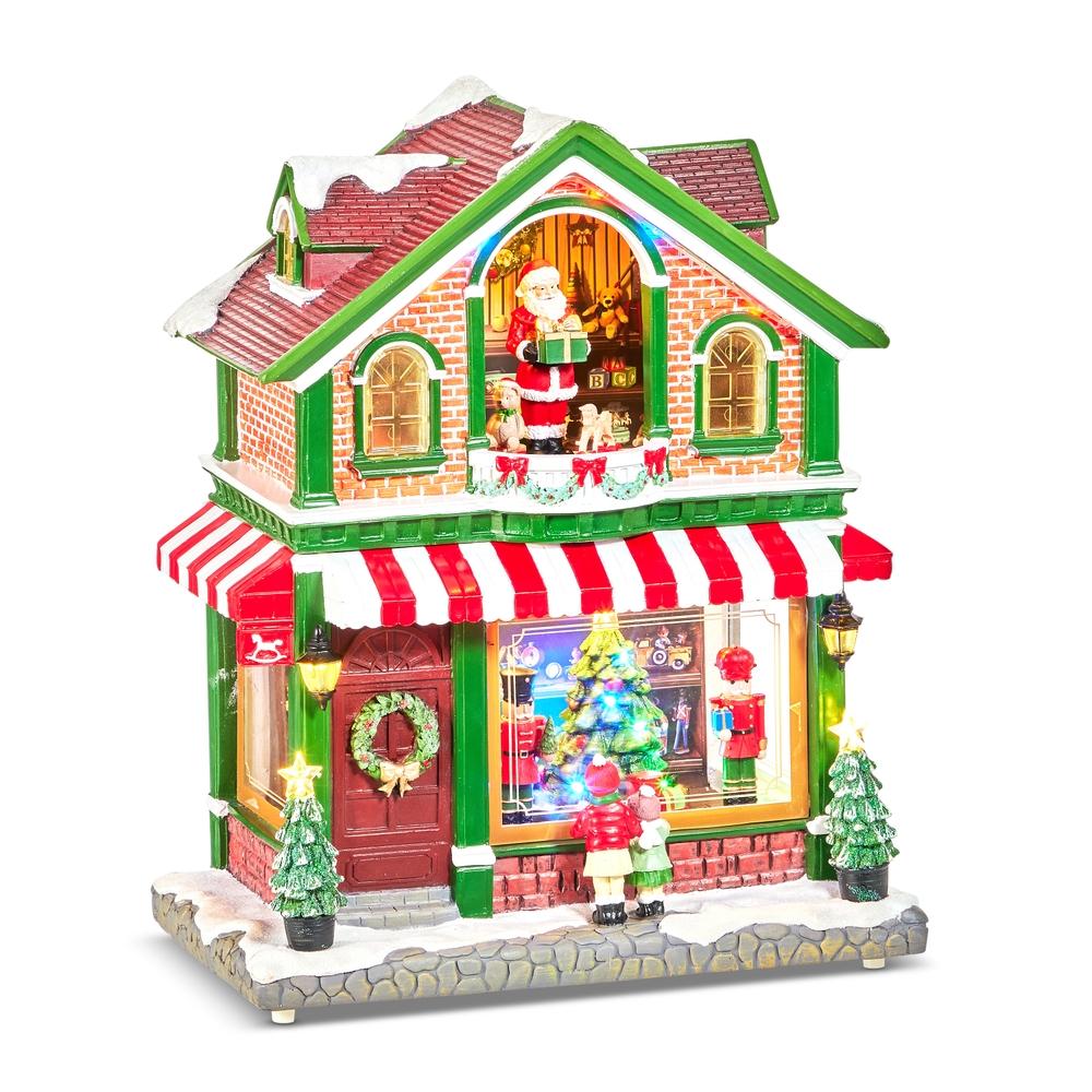 RAZ Imports 16" Lighted Musical Toy Shop