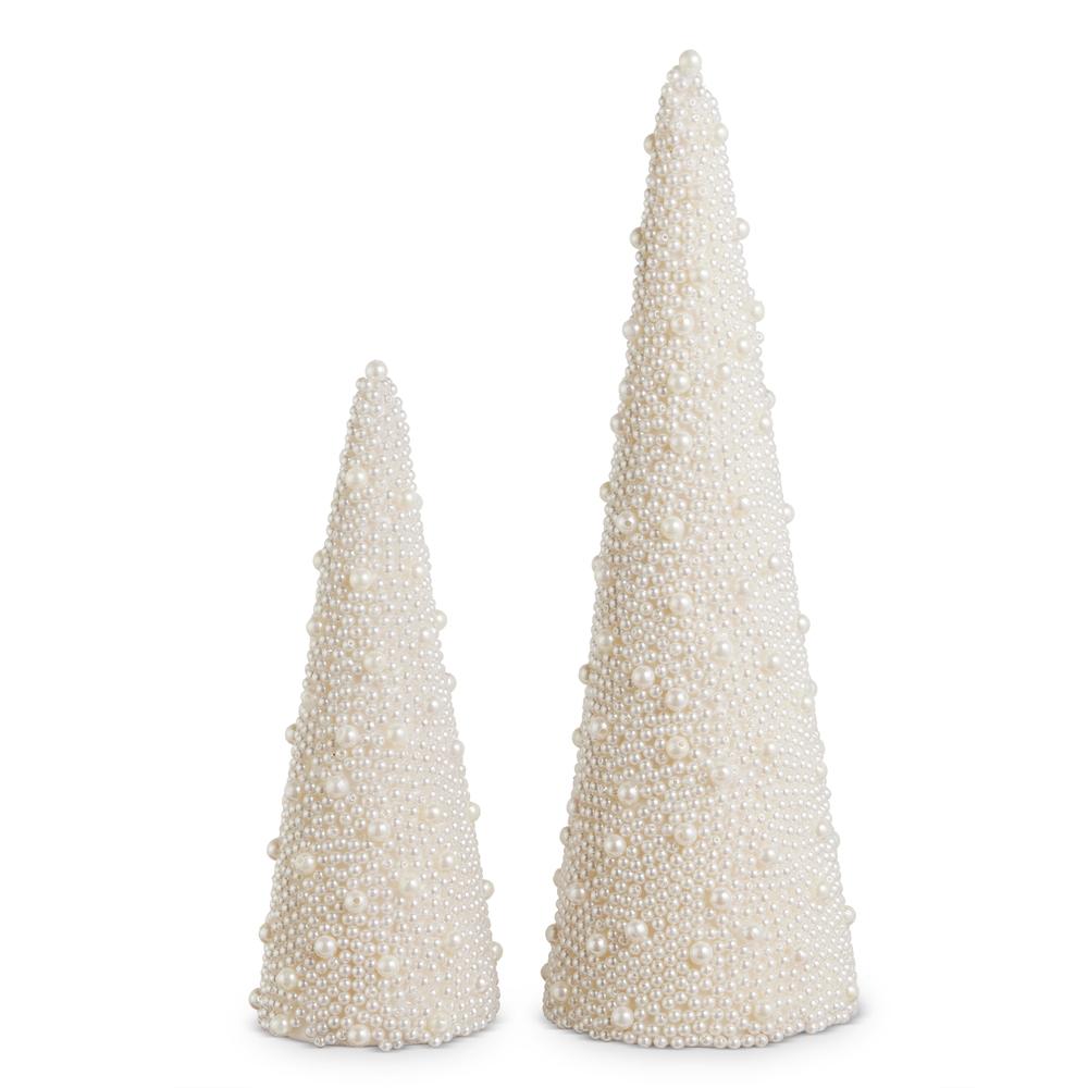 RAZ Imports 16" Mixed Pearl Cone Trees