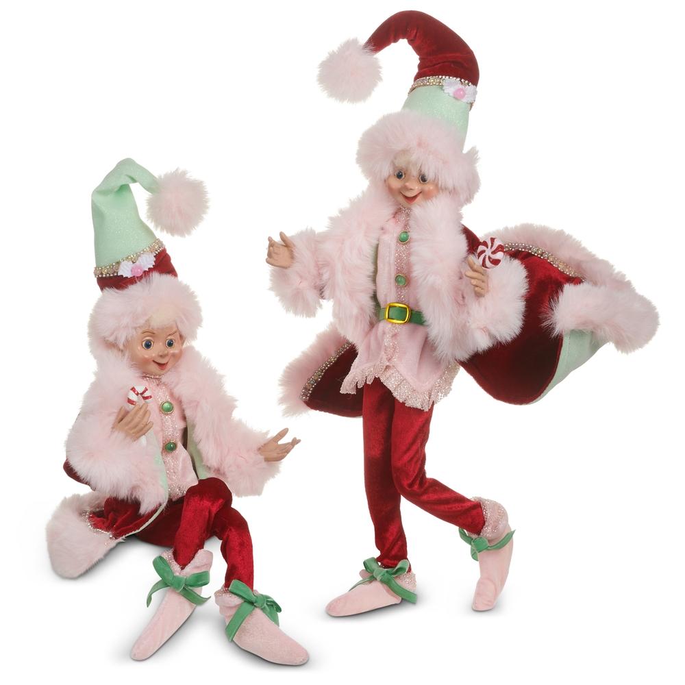 RAZ Imports 16" Sugar and Spice Posable Elf
