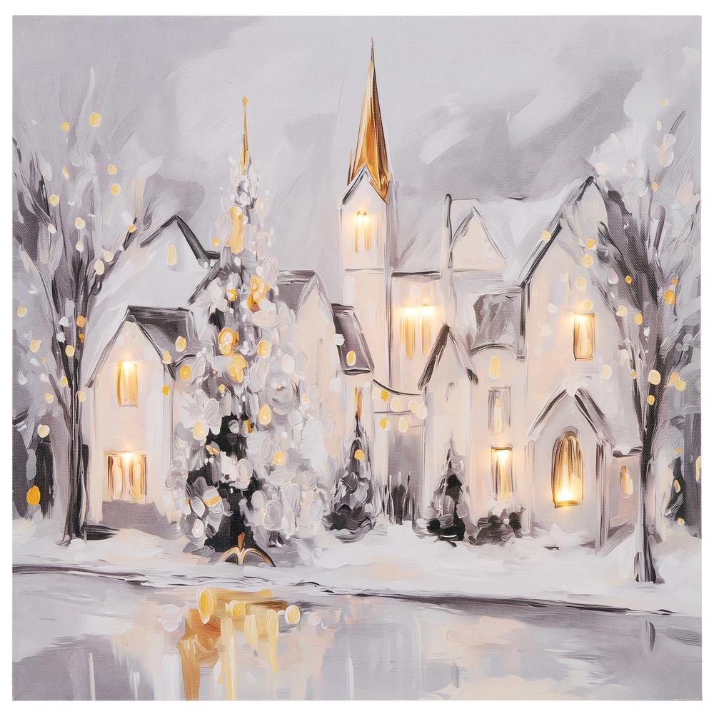 RAZ Imports 16" Twilight Tidings Lit Print