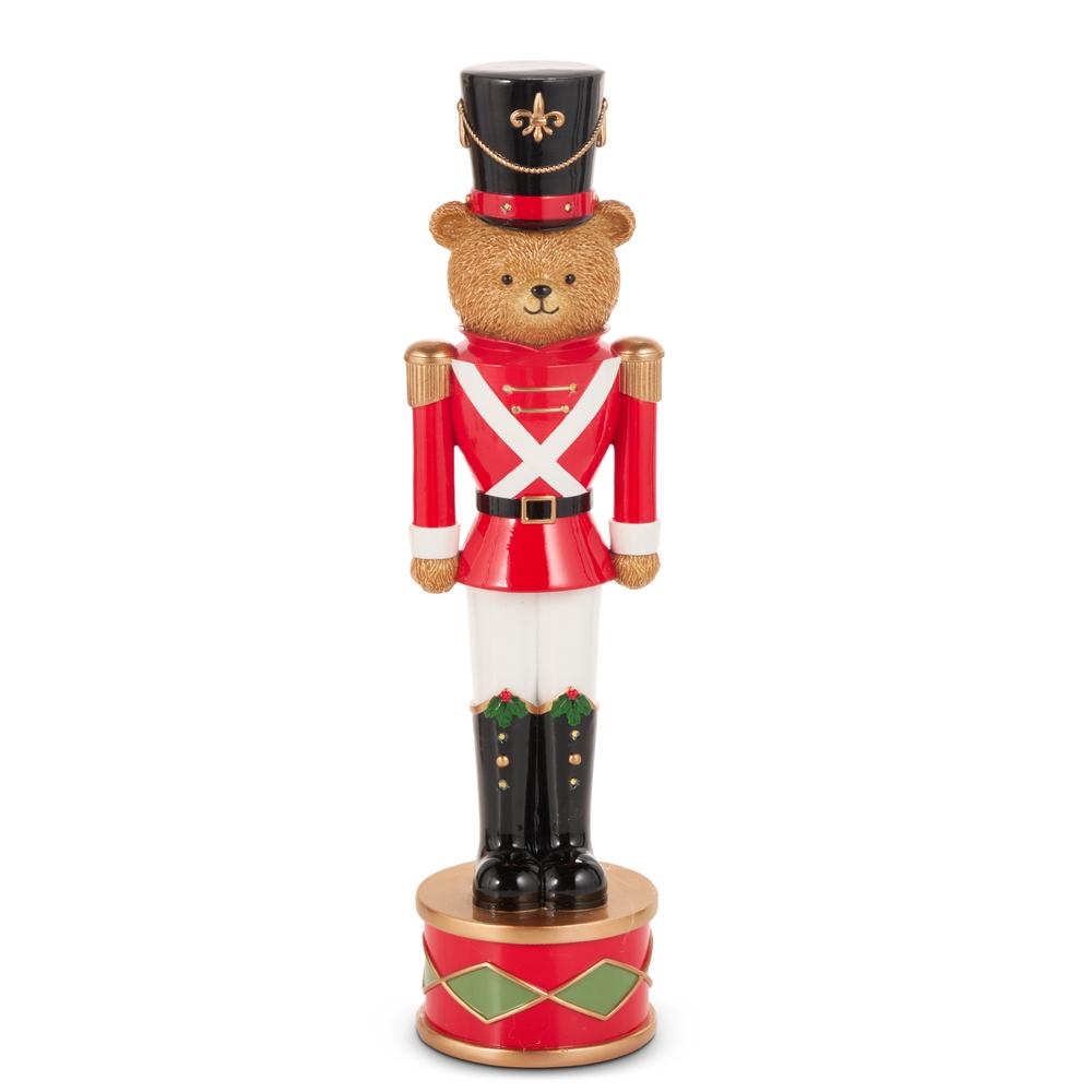 RAZ Imports 17.75" Bear Nutcracker on Drum