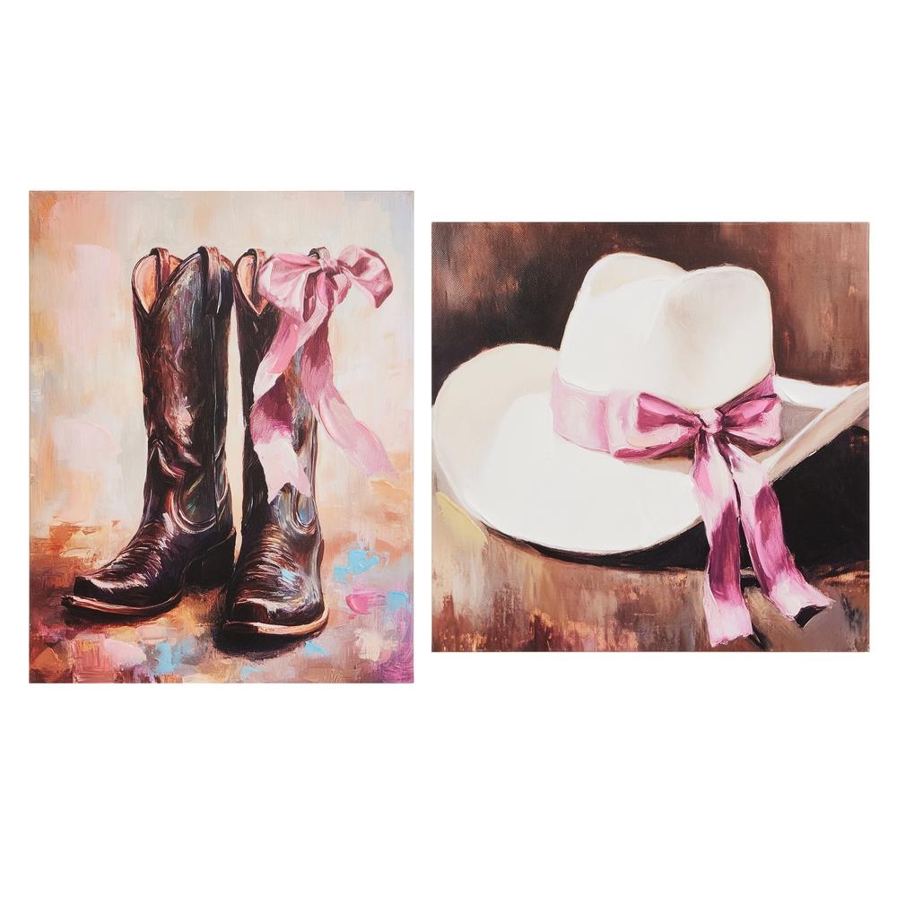 RAZ Imports 17.75" Sassy in the Saddle Wall Art