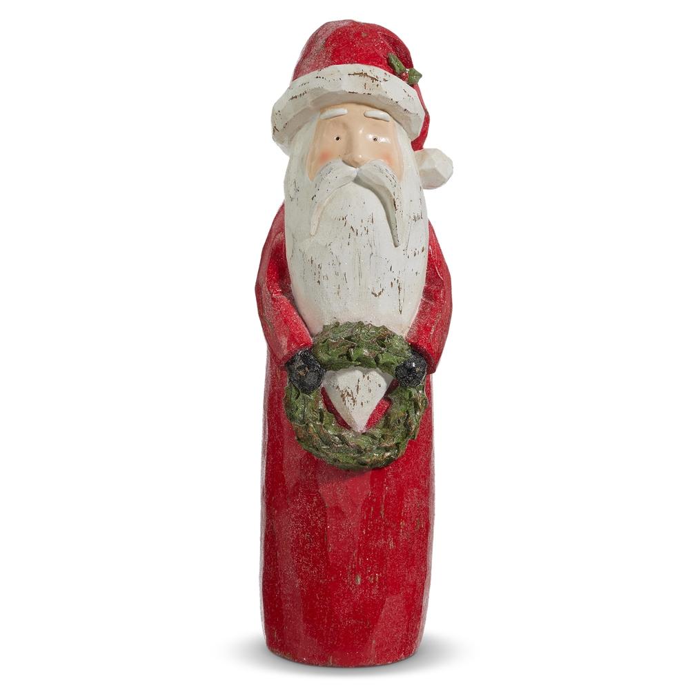 RAZ Imports 17" Carved Santa