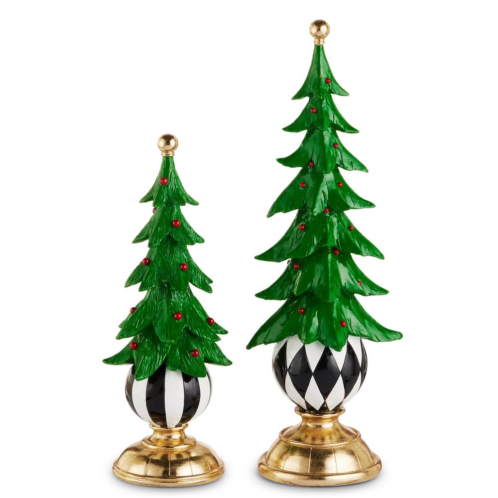 RAZ Imports 17" Christmas Tree on Ball Pedestal