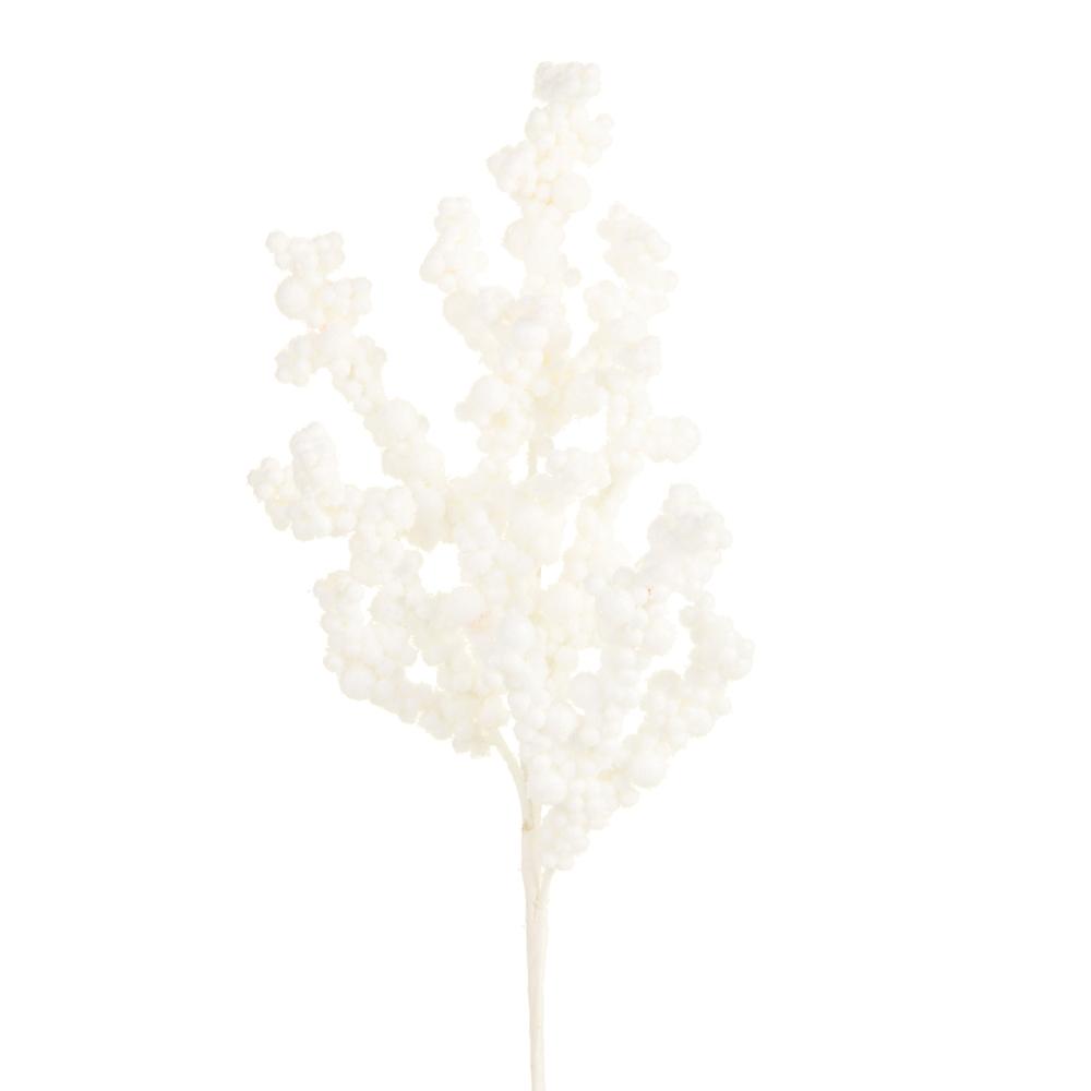 RAZ Imports 17" Iced White Berry Spray