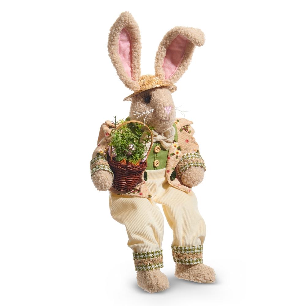 RAZ Imports 17" Sitting Mr. Spring Bunny