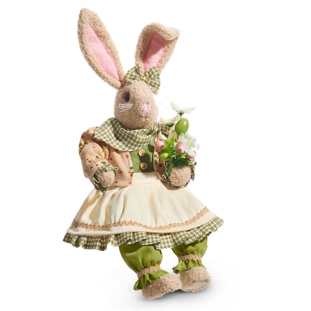 RAZ Imports 17" Sitting Mrs. Spring Bunny