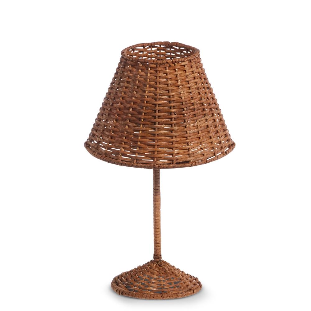 RAZ Imports 17" Woven Candle Holder with Shade
