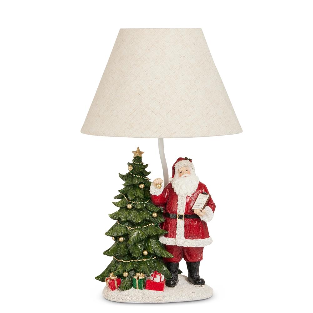 RAZ Imports 18.5" Checking It Twice Santa Lamp