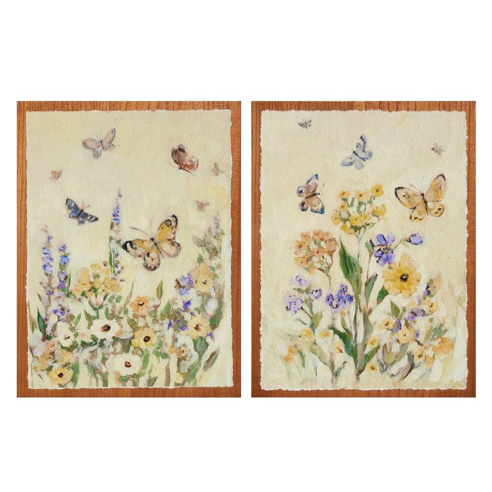 RAZ Imports 18" Butterfly Meadow Wall Art