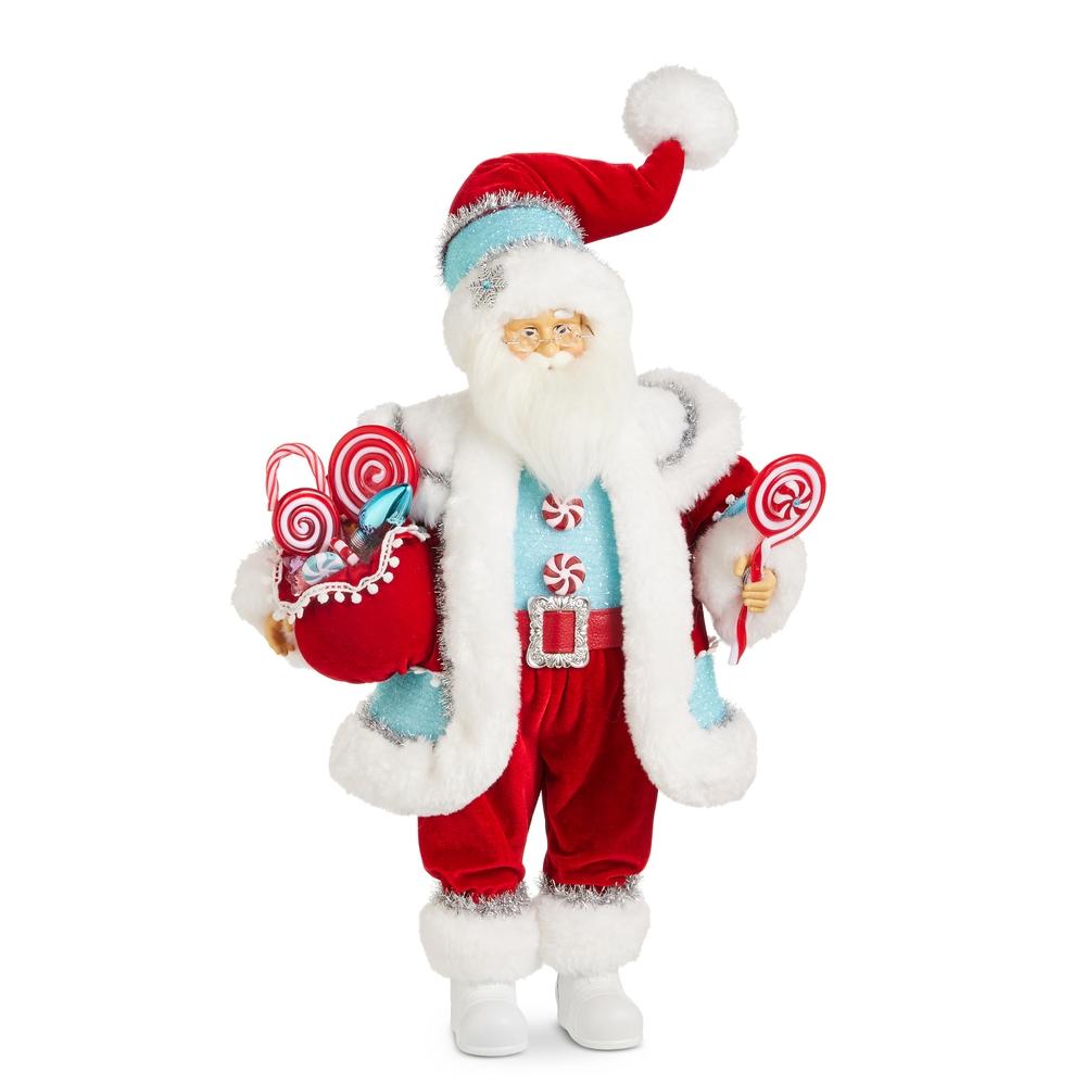 RAZ Imports 18" Candy Cane Santa