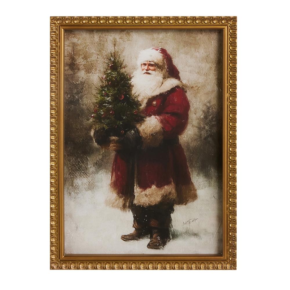 RAZ Imports 18" Christmas Traditions Wall Art