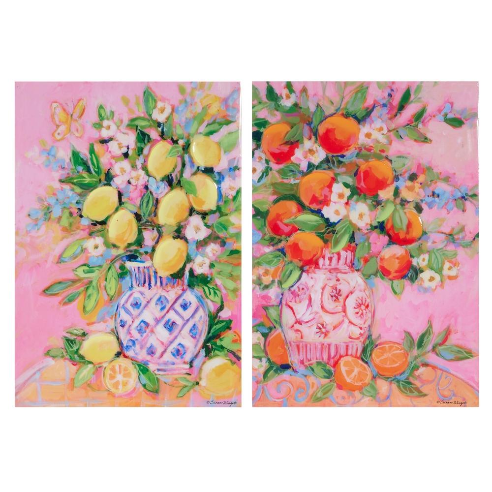 RAZ Imports 18" Citrus Arrangment Wall Art