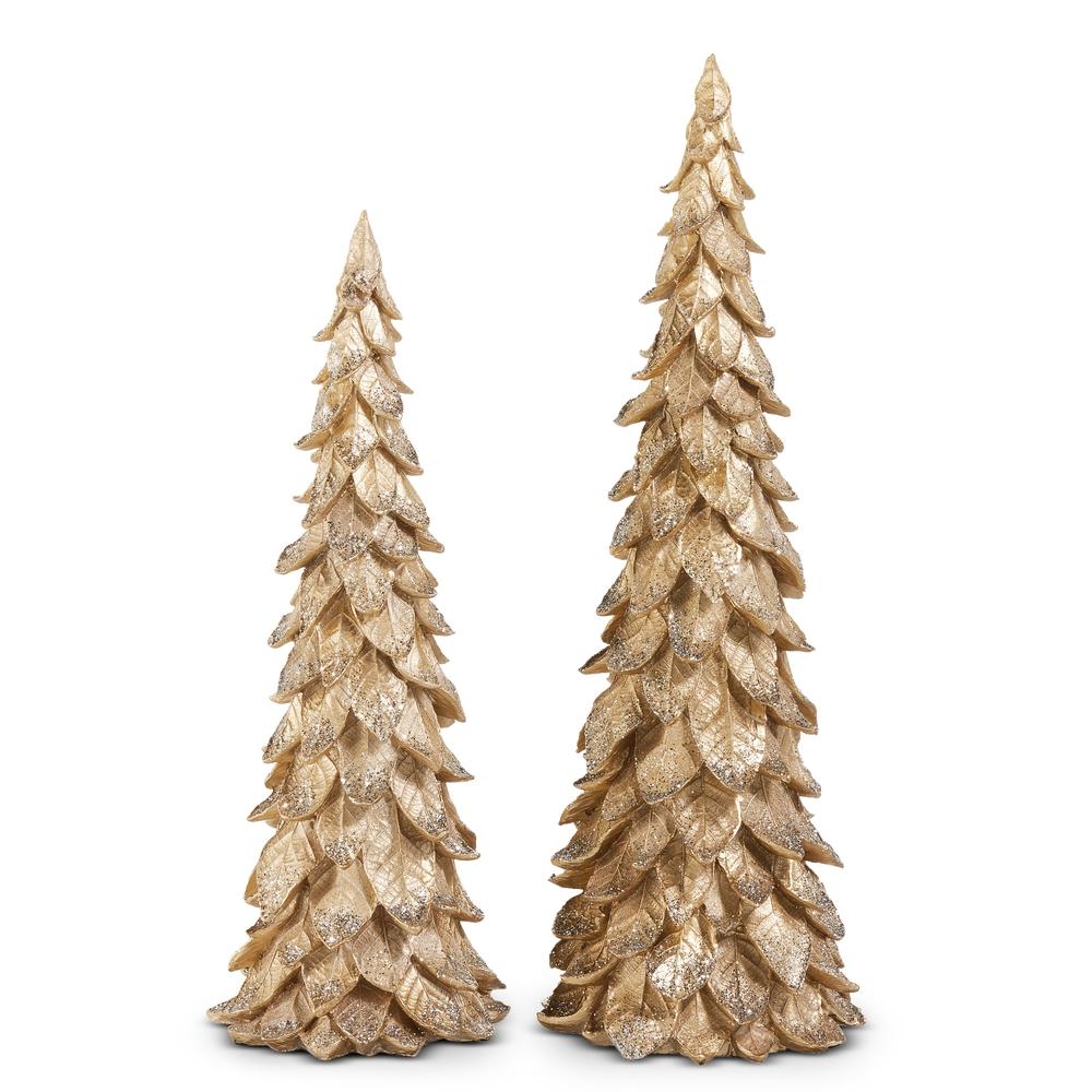RAZ Imports 18" Gold Glitter Tree