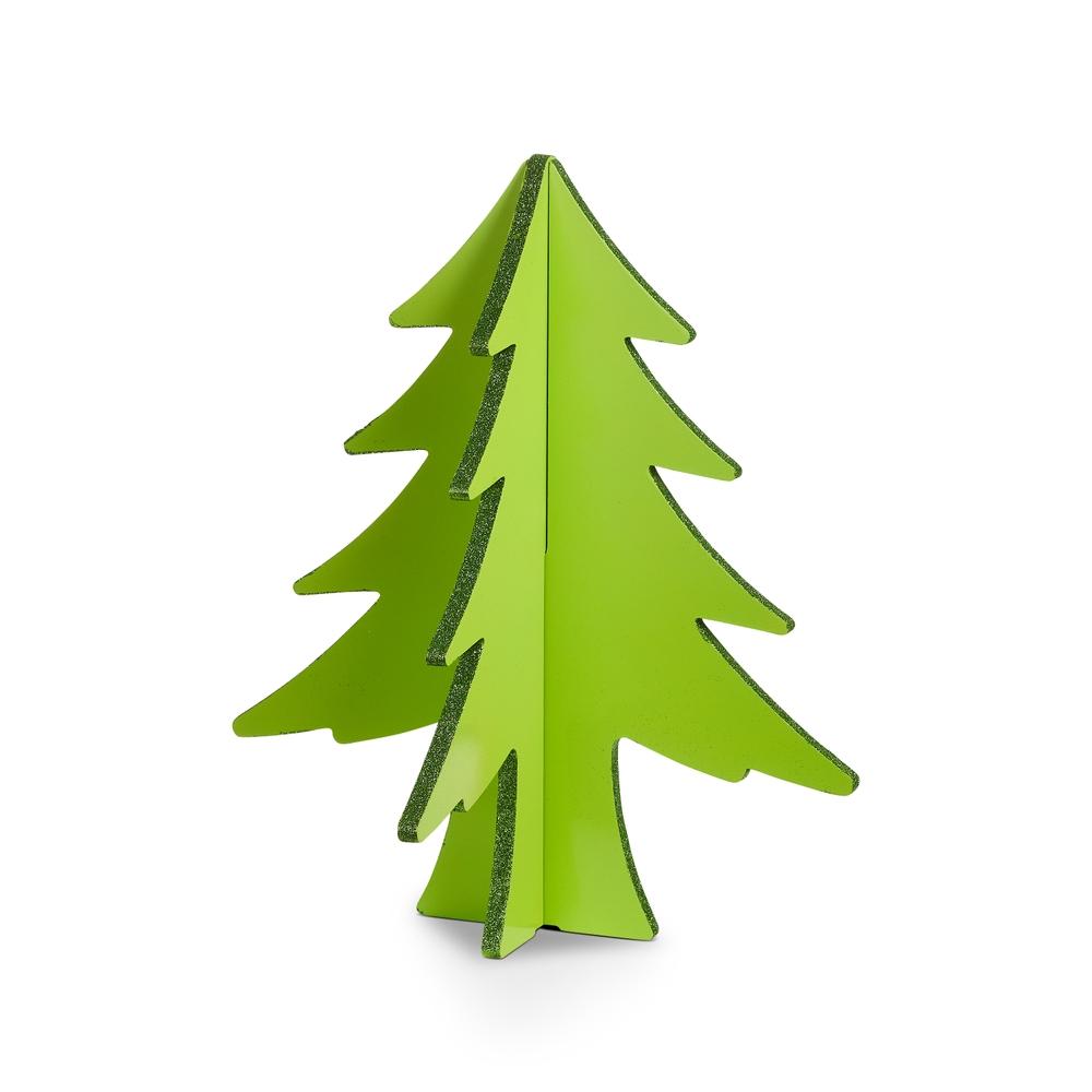 RAZ Imports 18" Green Glitter Tree