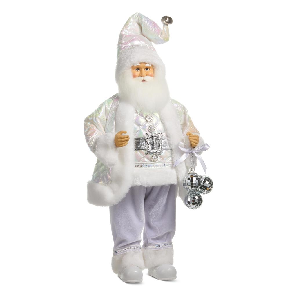 RAZ Imports 18" Iridescent Disco Santa