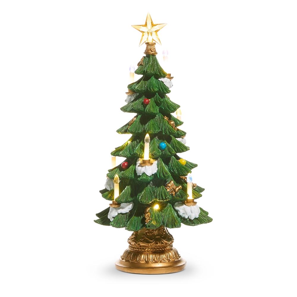 RAZ Imports 18" Lighted Tree with Candles