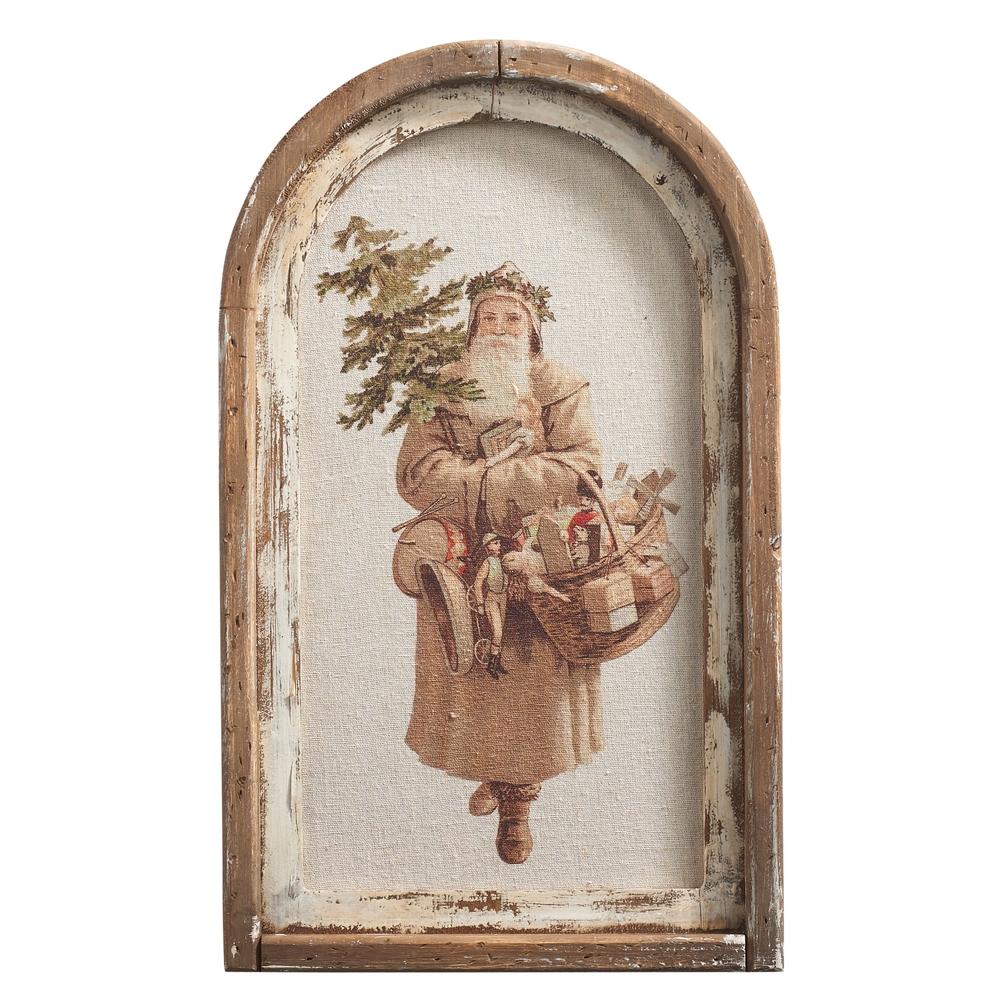 RAZ Imports 18" Old World Santa Framed Print