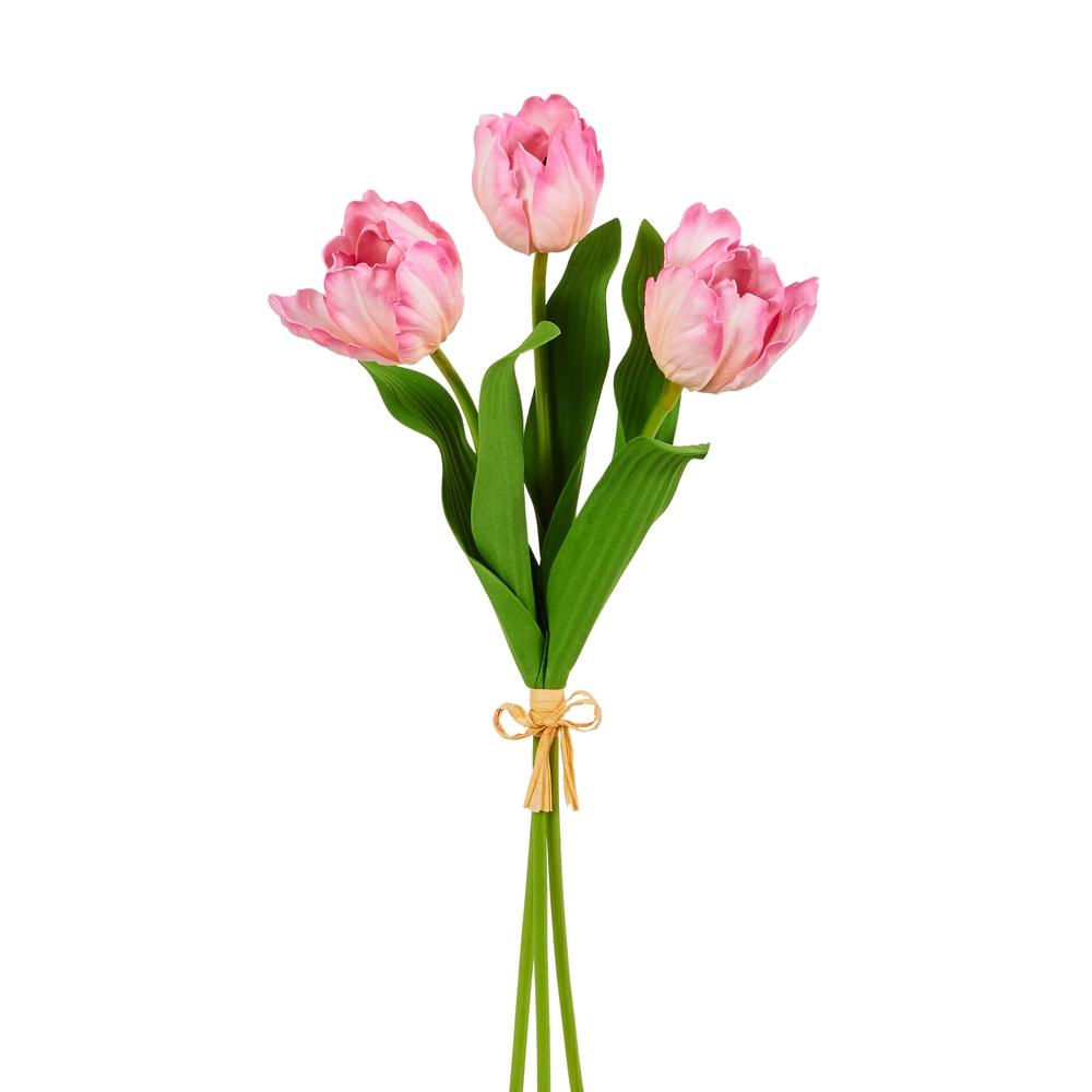 RAZ Imports 18" Pink Tulip Bundle