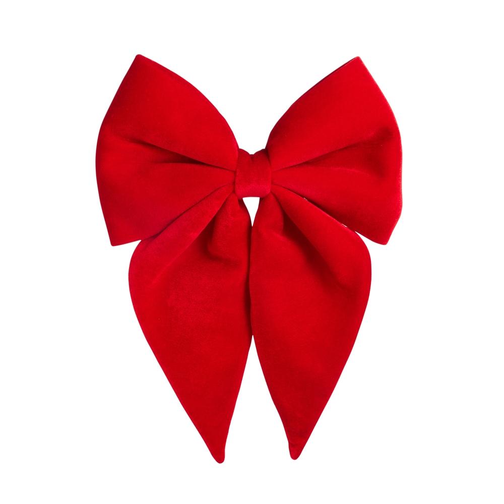 RAZ Imports 18" Red Velvet Bow Ornament