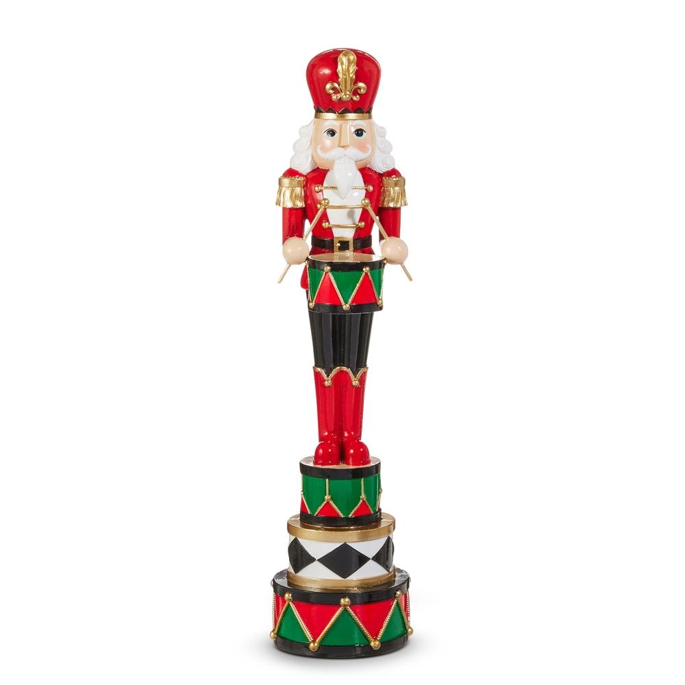 RAZ Imports 18" Red White and Green Nutcracker