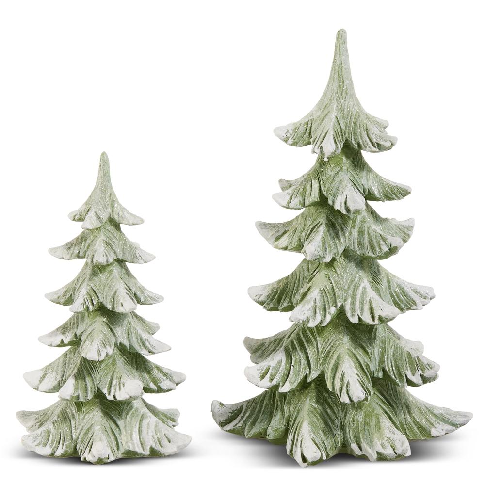 RAZ Imports 18" Snow Tipped Light Green Trees
