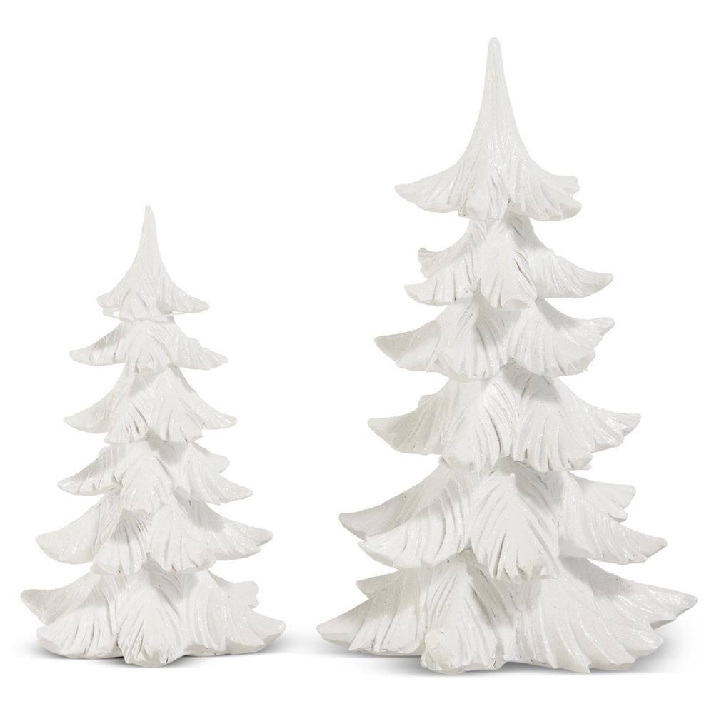 RAZ Imports 18" Snow Tipped White Trees