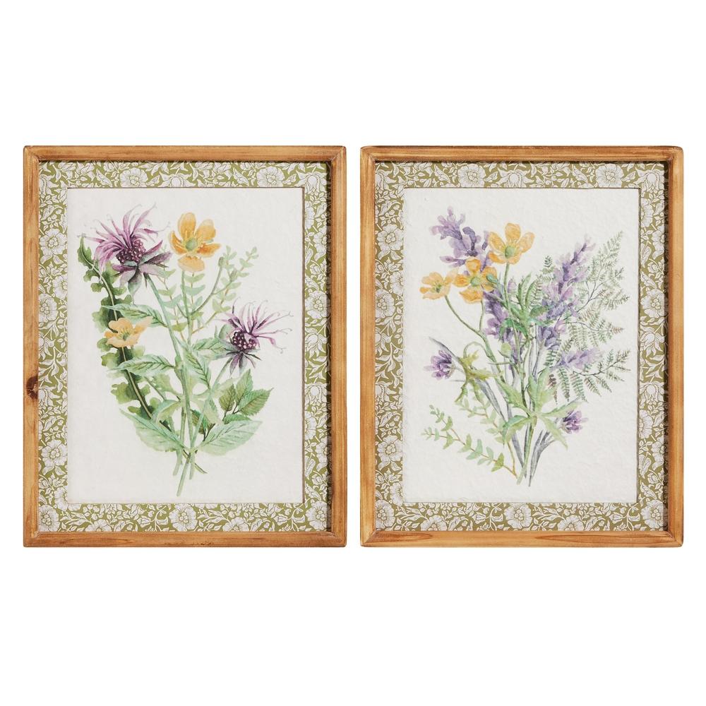 RAZ Imports 19.5" Wildflower Blooms Framed Wall Art