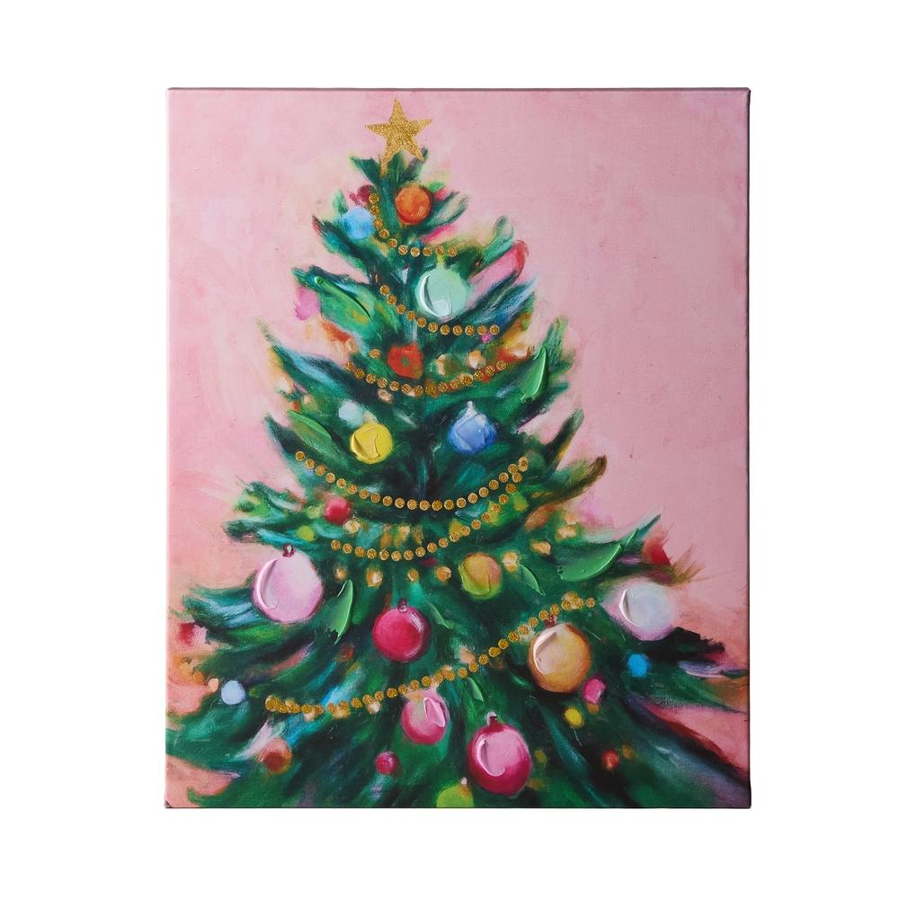 RAZ Imports 19.75" Brightmas Tree Wall Art