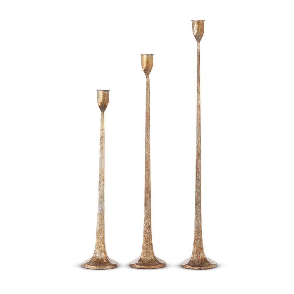 RAZ Imports 19.75" Gold Candlesticks