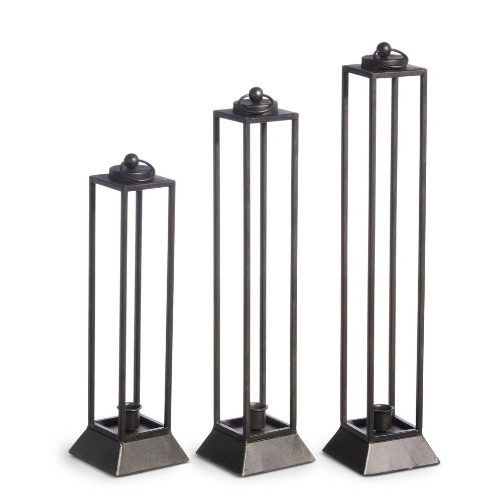 RAZ Imports 19" Black Lanterns