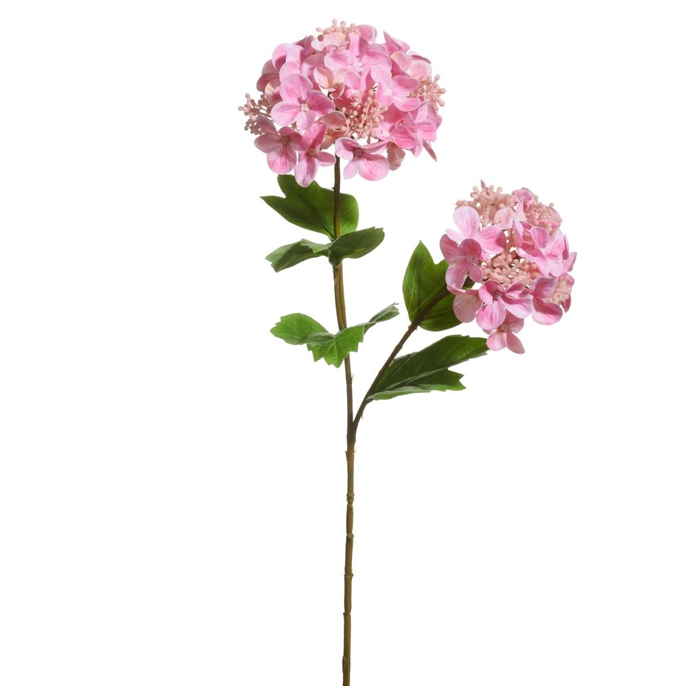 RAZ Imports 19" Real Touch Pink Hydrangea Spray