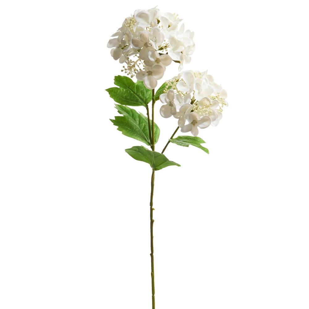 RAZ Imports 19" Real Touch White Hydrangea Spray