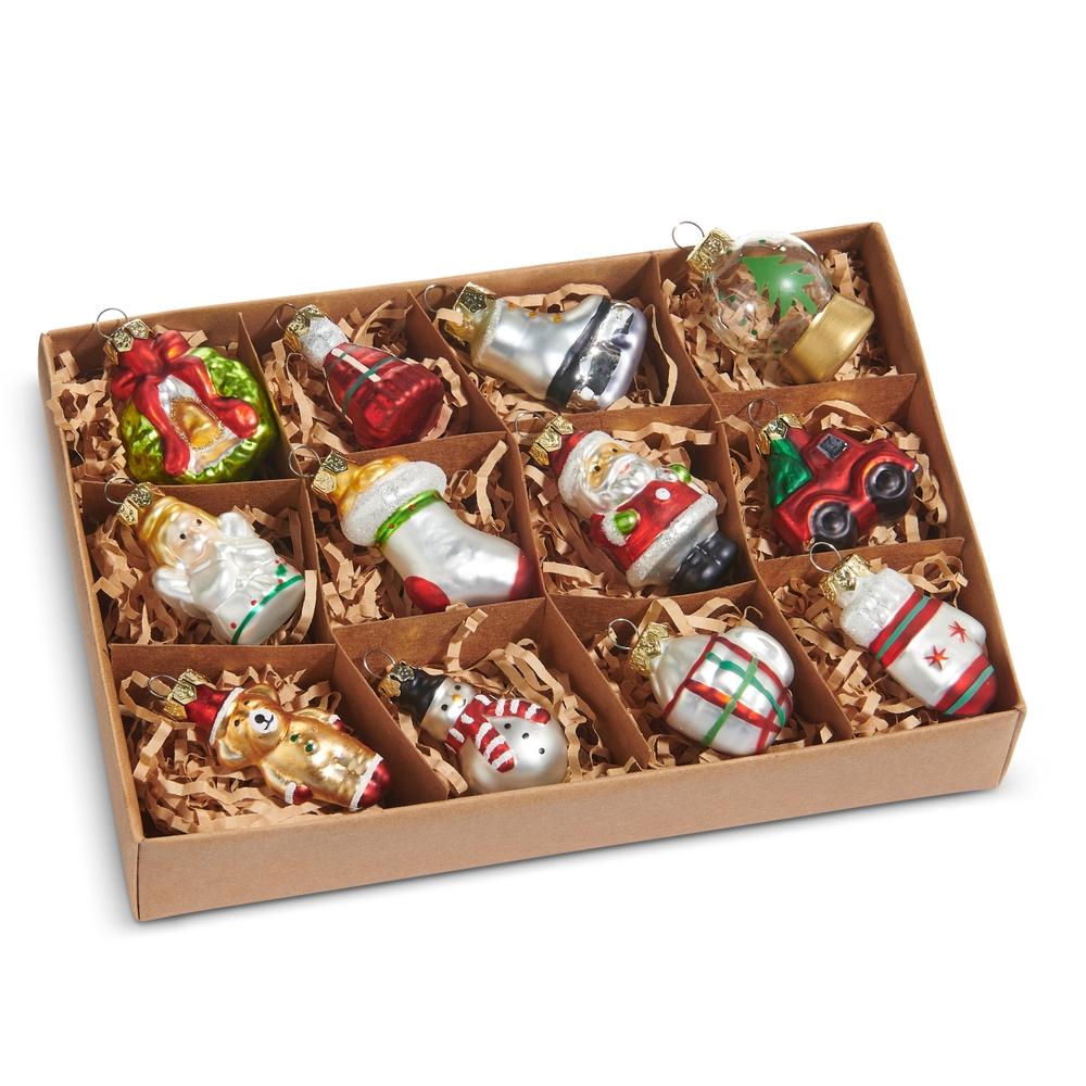 RAZ Imports 2.25" Box of Vintage Icon Ornaments